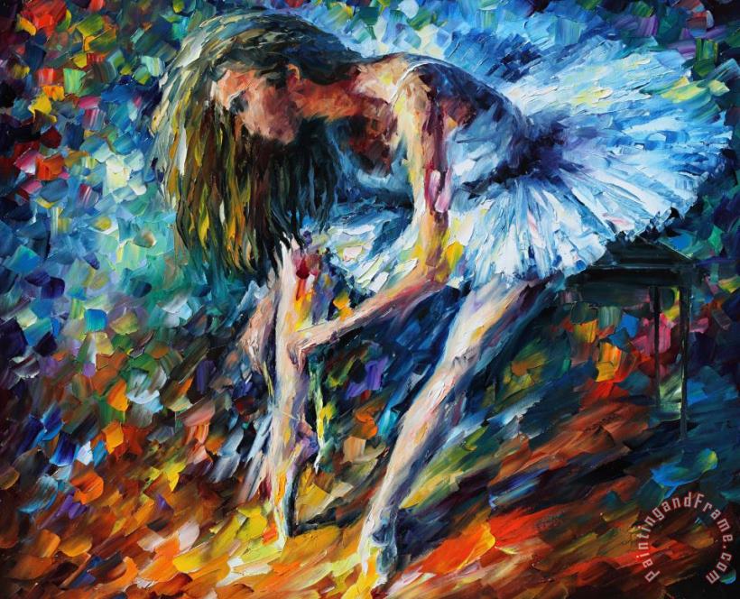 Leonid Afremov Ballerina Art Print