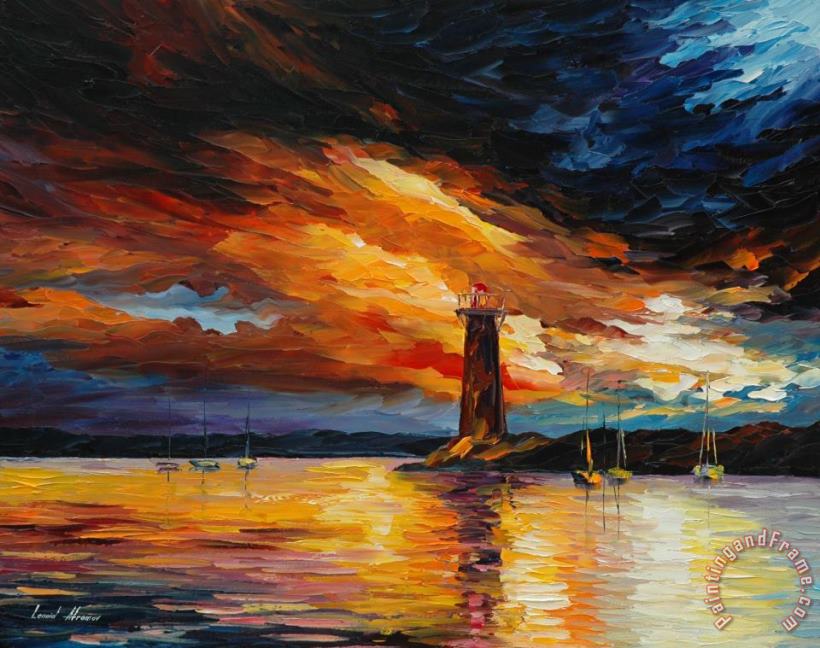 Before A Storm painting - Leonid Afremov Before A Storm Art Print