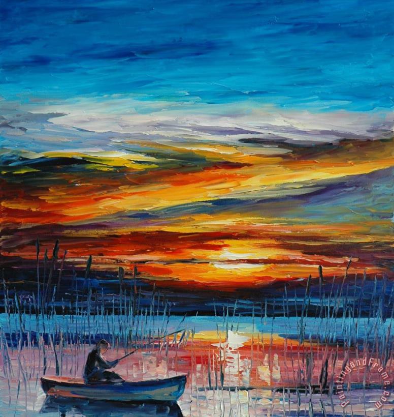 Florida Everglades painting - Leonid Afremov Florida Everglades Art Print
