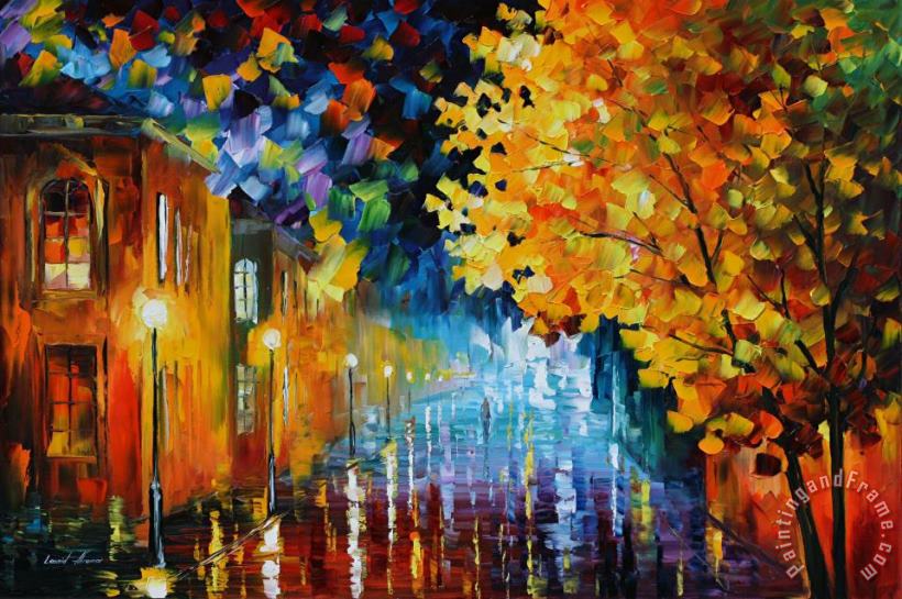Magic Rain painting - Leonid Afremov Magic Rain Art Print