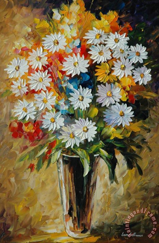Leonid Afremov Summer Bouquet Art Print