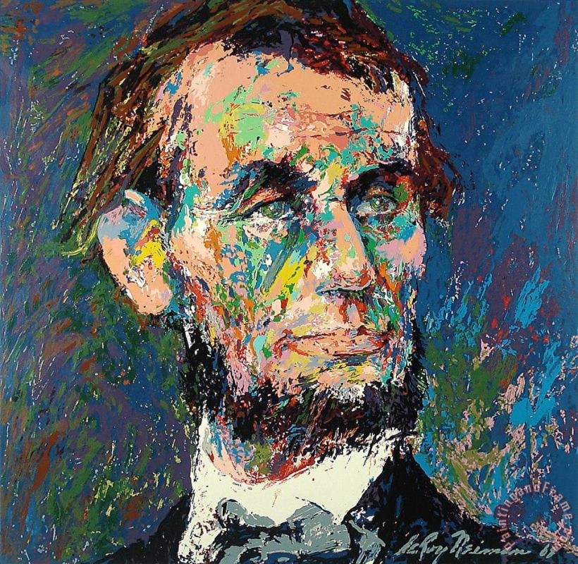 Abraham Lincoln painting - Leroy Neiman Abraham Lincoln Art Print