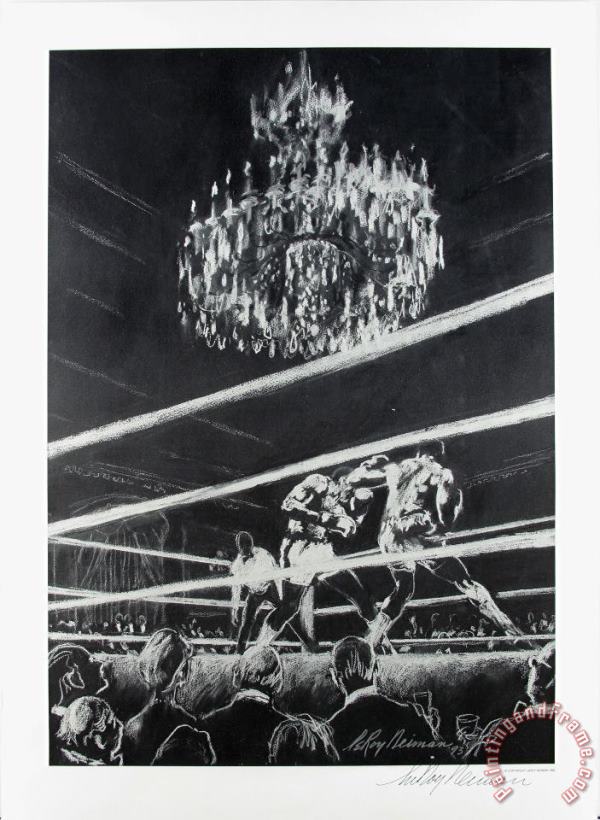 Black Tie Boxing painting - Leroy Neiman Black Tie Boxing Art Print