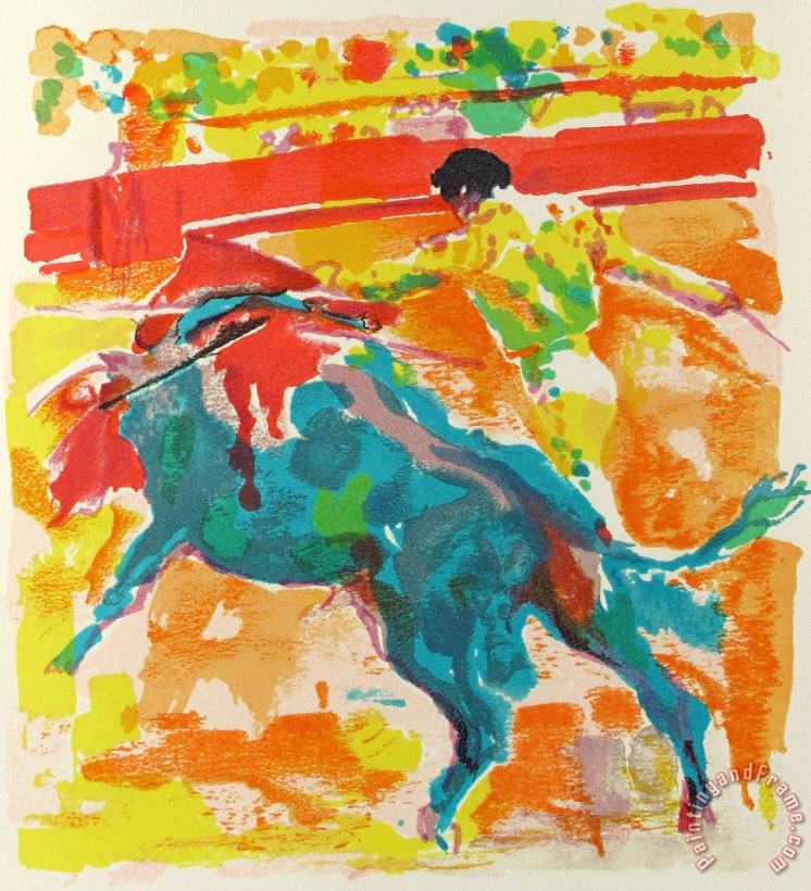 Leroy Neiman Bull Fight Art Print