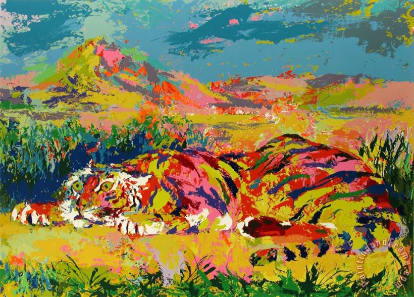 Leroy Neiman Delacroix's Tiger Art Print