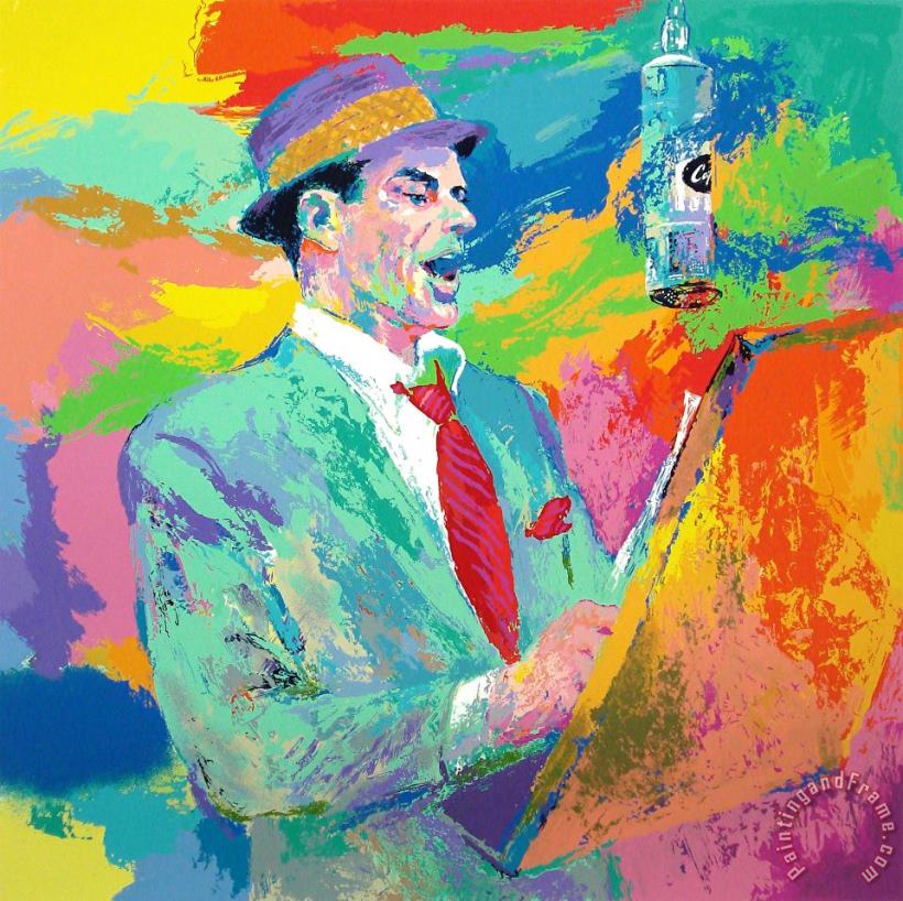Frank Sinatra, Duets painting - Leroy Neiman Frank Sinatra, Duets Art Print