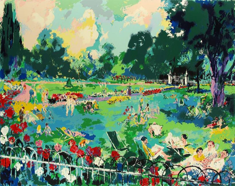 Leroy Neiman Regents Park Art Painting