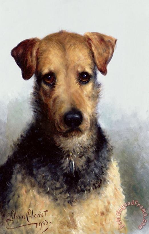 Lilian Cheviot Wire Fox Terrier Art Painting