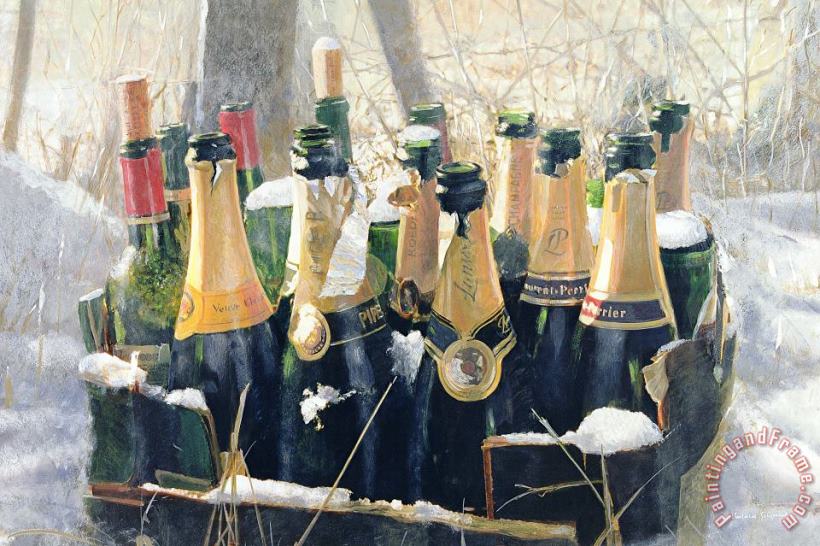 Boxing Day Empties painting - Lincoln Seligman Boxing Day Empties Art Print