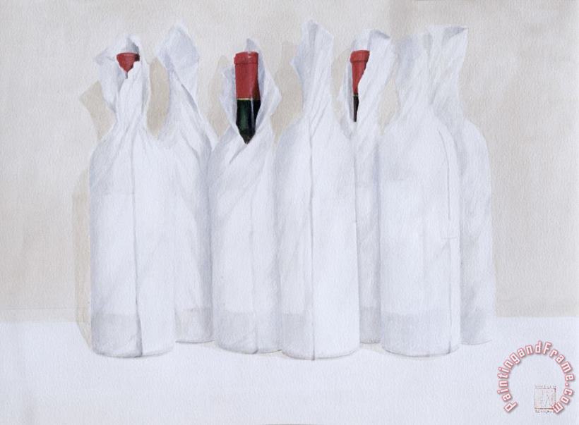 Lincoln Seligman Wrapped Bottles 3 2003 Art Painting