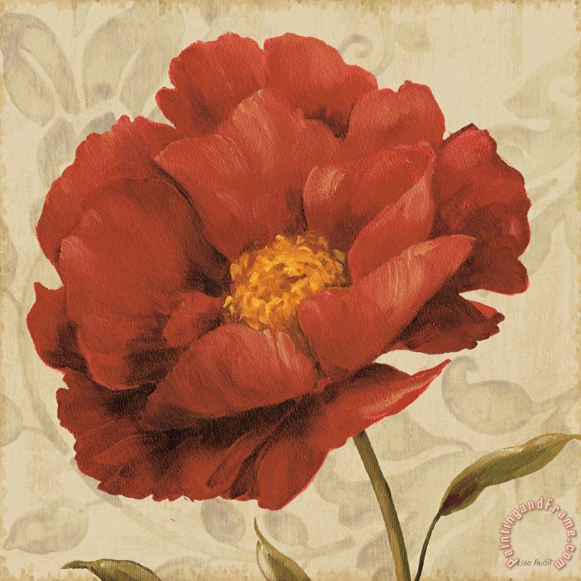 Lisa Audit Floral Romance I Art Painting