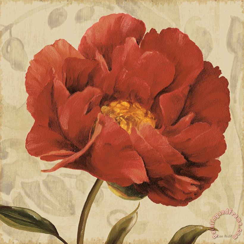 Lisa Audit Floral Romance II Art Print