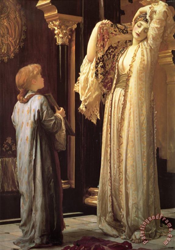 Lord Frederick Leighton Light of The Harem Art Painting