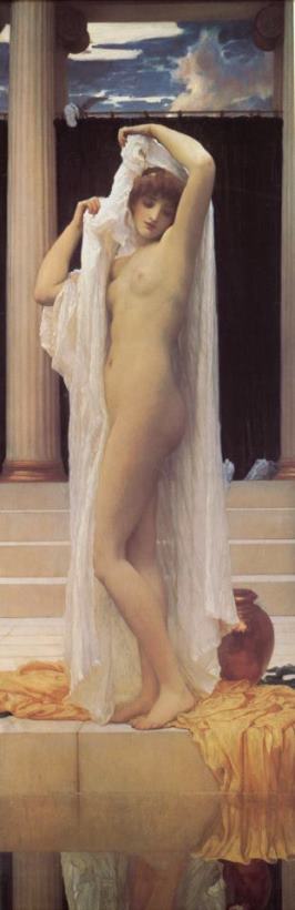 The Bath of Psyche painting - Lord Frederick Leighton The Bath of Psyche Art Print