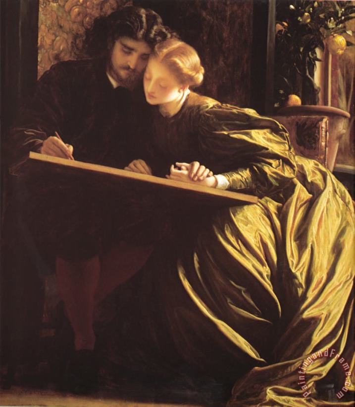Lord Frederick Leighton The Painter's Honeymoon Art Print