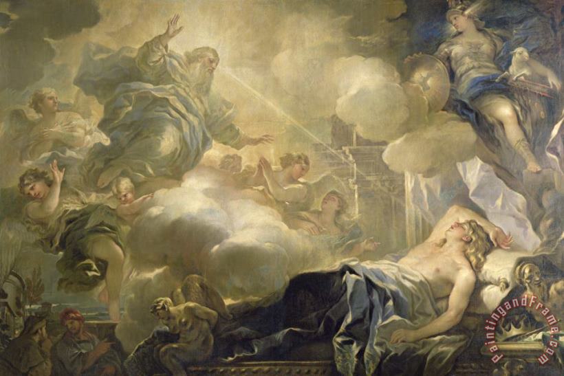 Luca Giordano The Dream of Solomon Art Painting