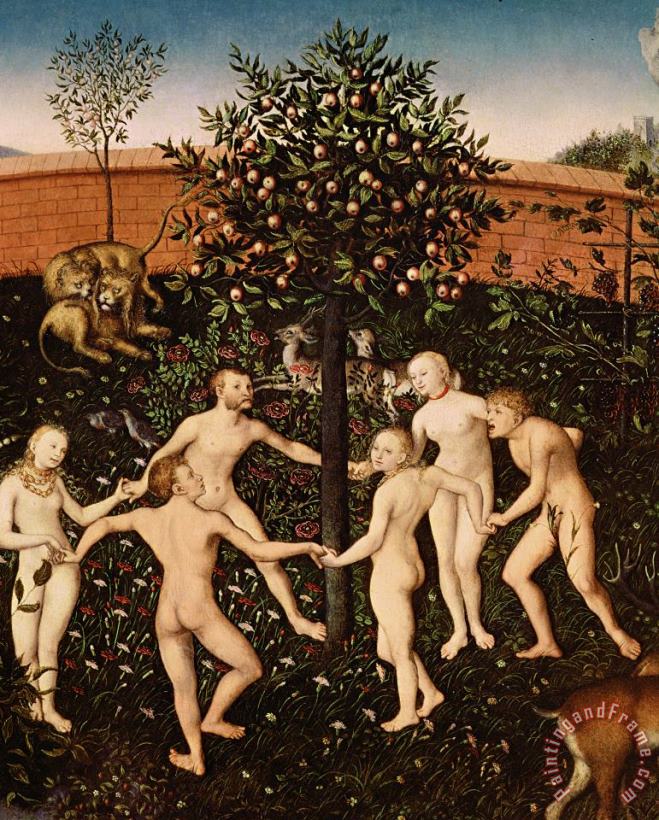 Lucas Cranach The Golden Age Art Painting