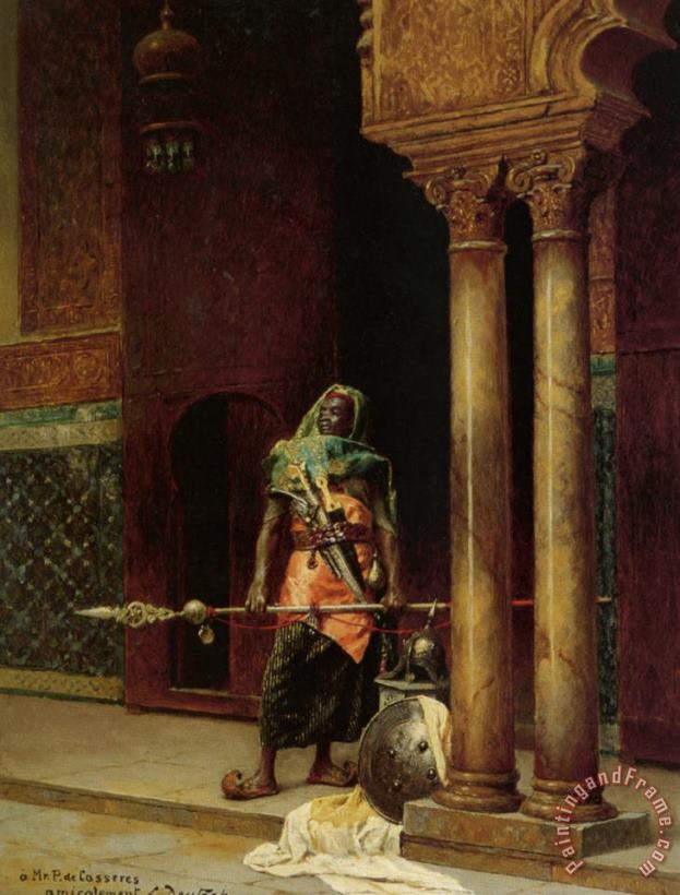 Ludwig Deutsch A Nubian Guard Art Print Ludwig Deutsch A Nubian Guard Art Print