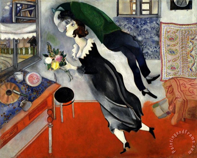 Marc Chagall The Birthday 1915 Art Print