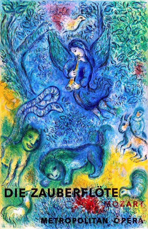Marc Chagall The Magic Flute Art Painting