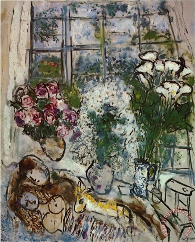 Marc Chagall The White Window Art Print