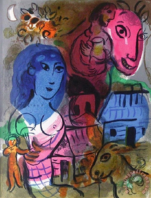 Marc Chagall Xxeme Siecle Hommage a Marc Chagall Art Print