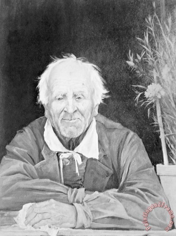 Maria Konstantinowna Bashkirtseff Portrait of an Elderly Man Art Painting