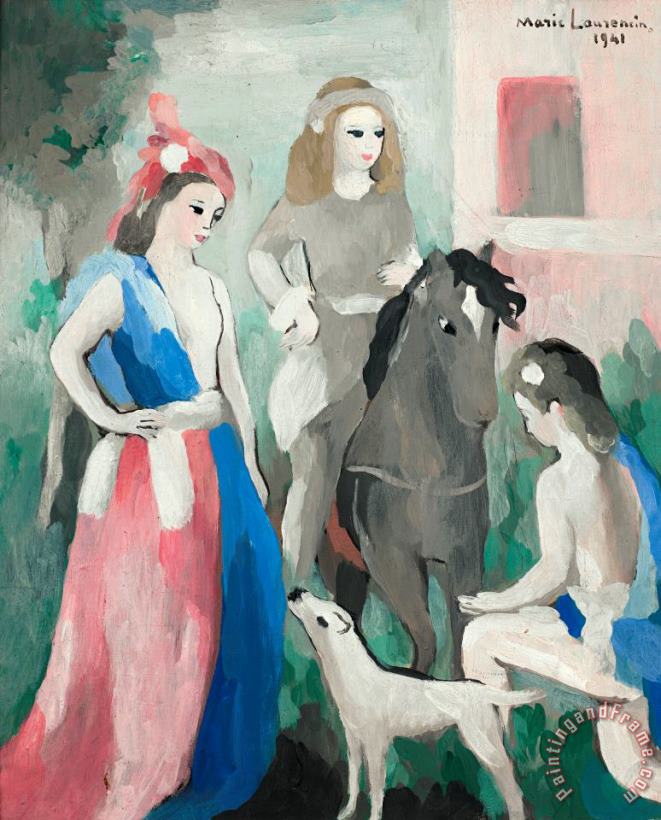 Marie Laurencin Le Chevalier Art Painting