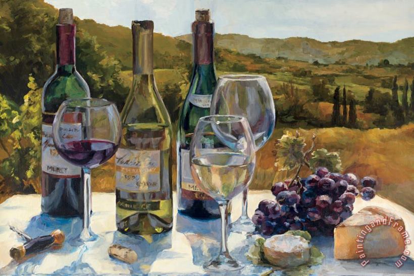 Marilyn Hageman A Wine Tasting Art Print