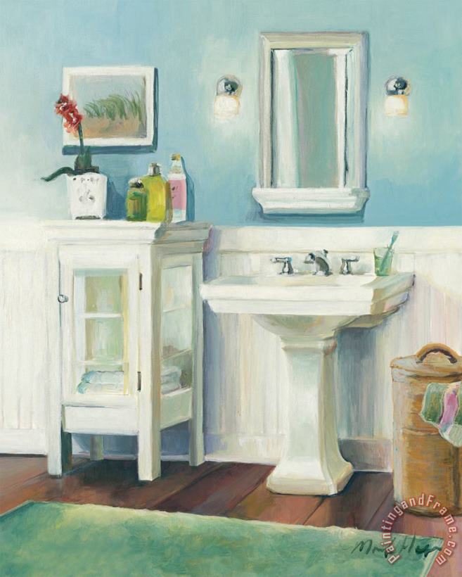 Marilyn Hageman Cape Cod Cottage Sink Art Painting