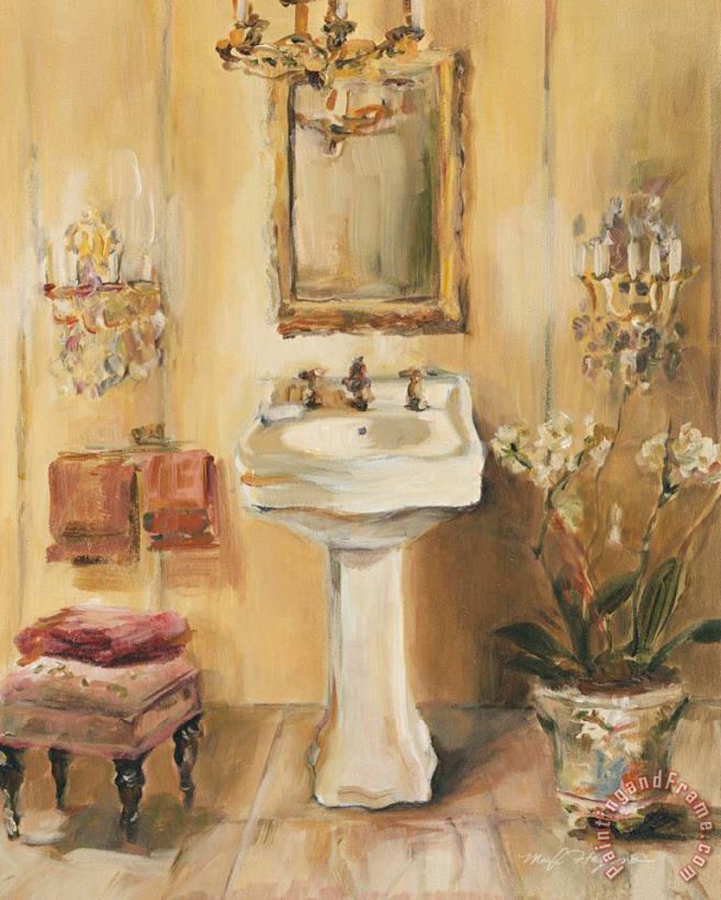 French Bath III painting - Marilyn Hageman French Bath III Art Print