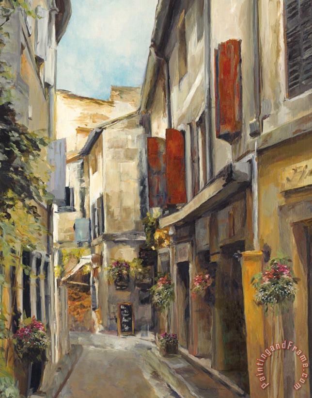 Old Town I painting - Marilyn Hageman Old Town I Art Print