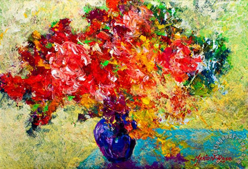 Marion Rose Abstract Floral 1 Art Painting