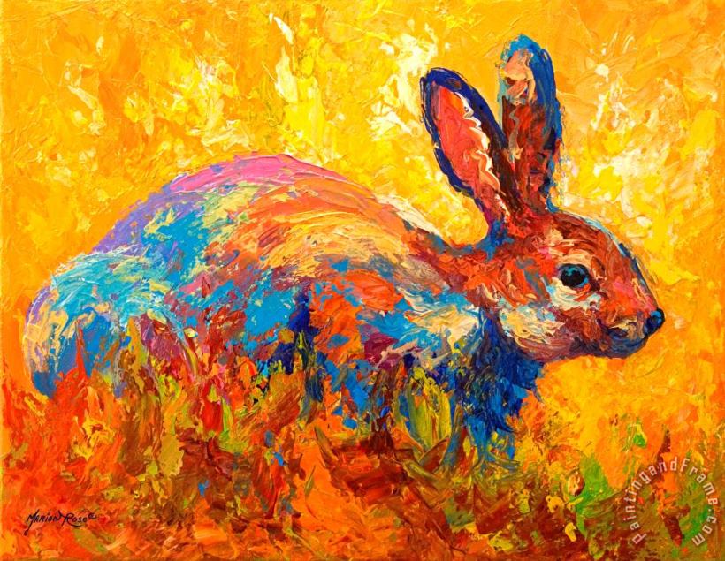 Marion Rose Forest Rabbit II Art Painting