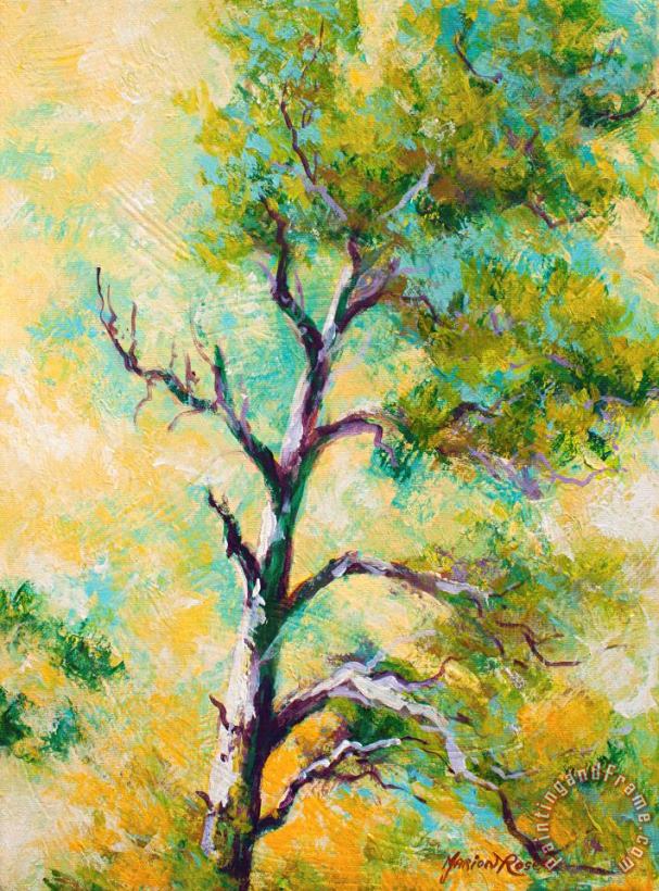 Pine Abstract painting - Marion Rose Pine Abstract Art Print