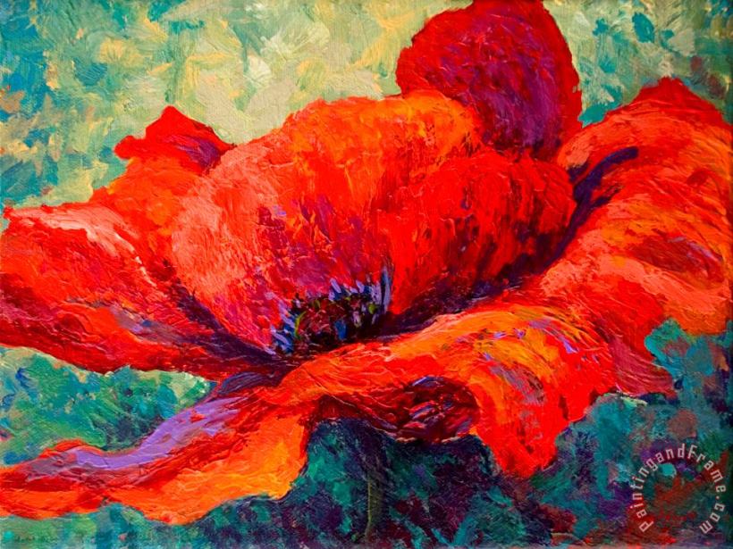Red Poppy III painting - Marion Rose Red Poppy III Art Print Red Poppy III painting - Marion Rose Red Poppy III Art Print