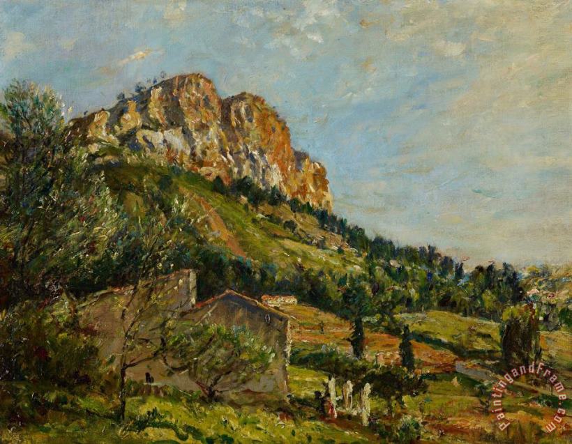 Mount Canaille Cassis painting - Mark Fisher Mount Canaille Cassis Art Print