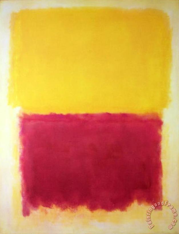 Mark Rothko Beige Yellow And Purple Art Painting