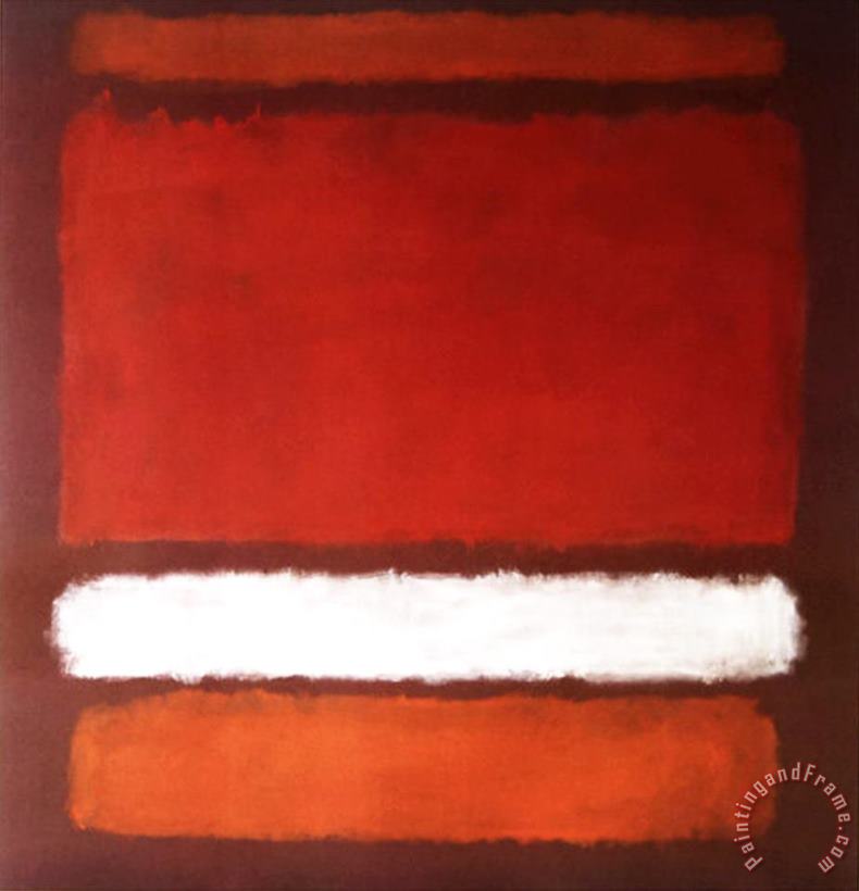 No 7 1960 painting - Mark Rothko No 7 1960 Art Print