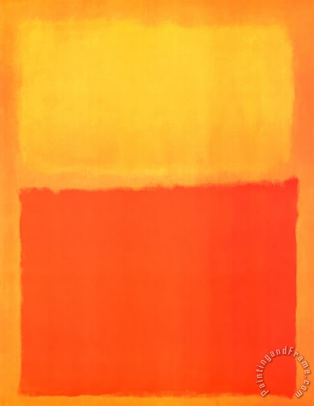 Orange And Yellow painting - Mark Rothko Orange And Yellow Art Print