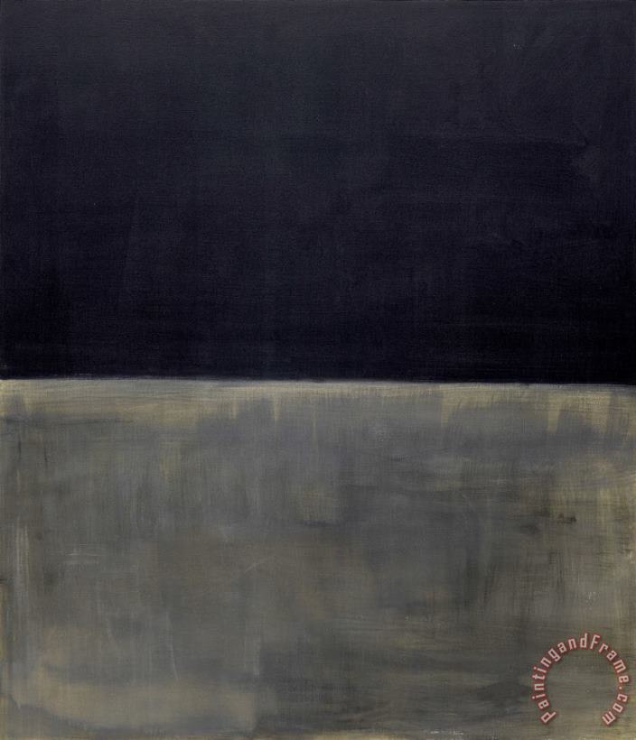 Mark Rothko Untitled (black on Gray) Art Painting