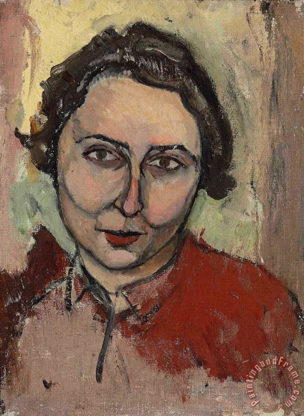 Mark Rothko Untitled (portrait of Leah Farber), 1927 Art Painting