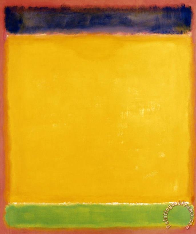 Mark Rothko Untitled Blue Yellow Green on Red 1954 Art Painting