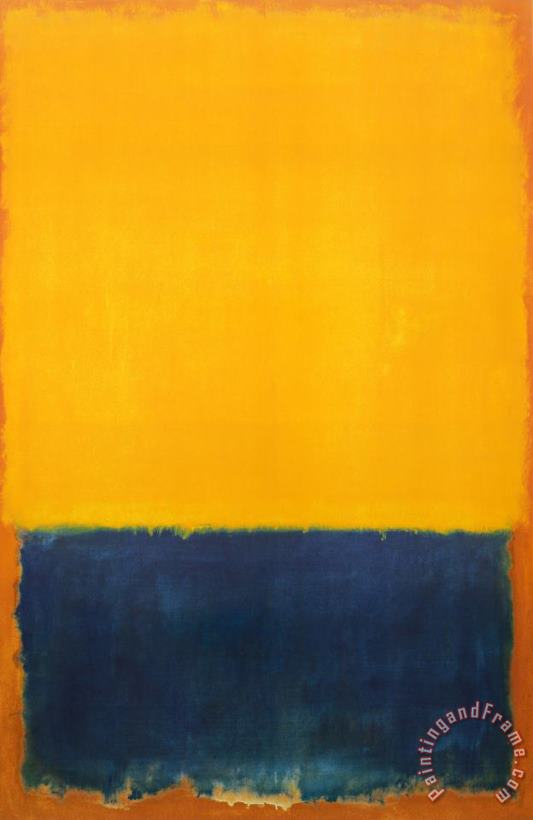 Yellow And Blue painting - Mark Rothko Yellow And Blue Art Print