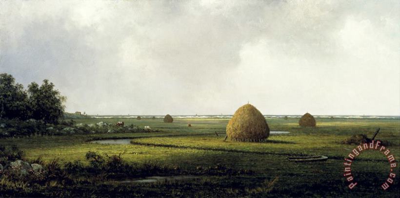 Martin Johnson Heade View of Marshfield Art Painting