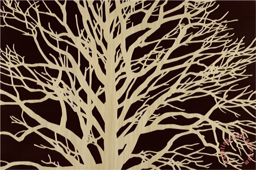 Tree in Sepia painting - Mary Calkins Tree in Sepia Art Print