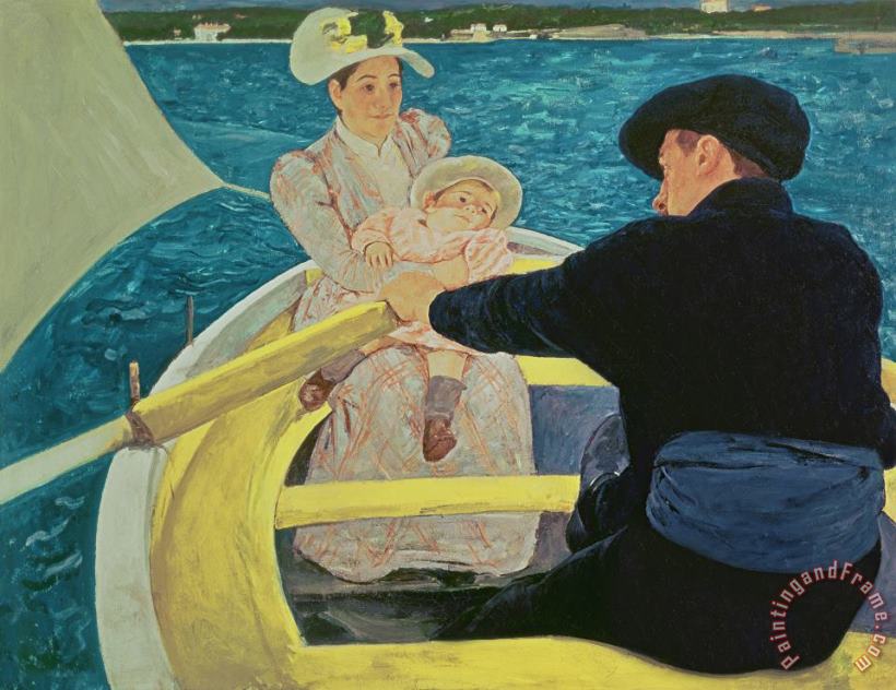 Mary Stevenson Cassatt The Boating Party Art Print