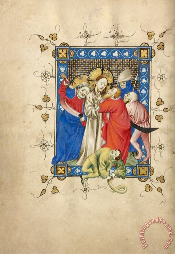 Masters of Dirc Van Delf The Betrayal of Christ Art Print