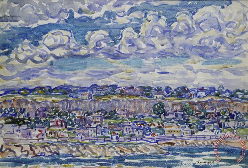 St. Malo painting - Maurice Brazil Prendergast St. Malo Art Print St. Malo painting - Maurice Brazil Prendergast St. Malo Art Print