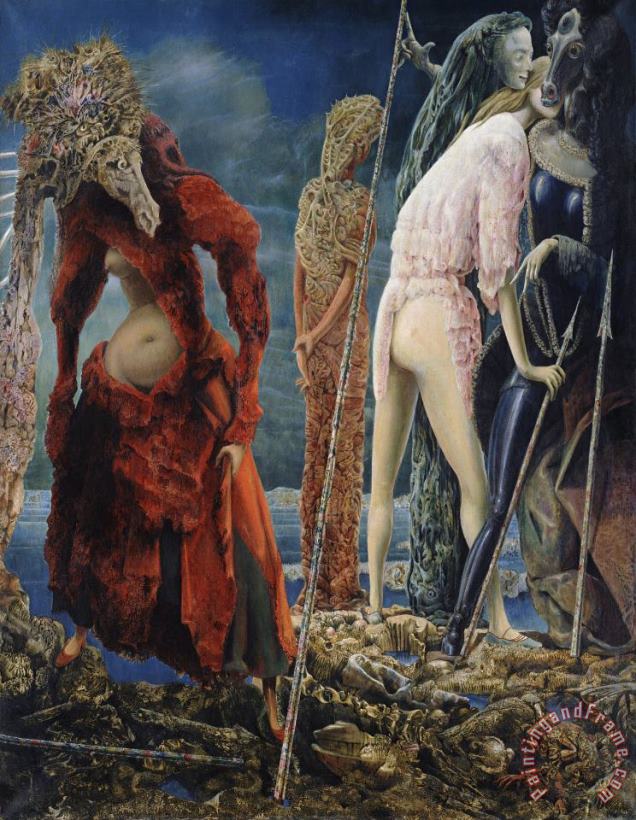 Max Ernst The Antipope Art Painting